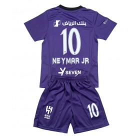 Al-Hilal Neymar Jr #10 Tredje Kläder Barn 2024-25 Kortärmad (+ Korta byxor)